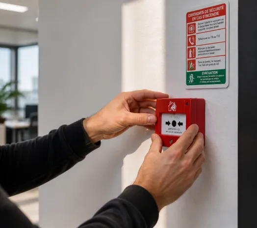 Installation d'un système d'alarme incendie par SR2i en Vaucluse