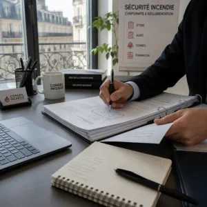 Audit de conformité incendie dans une PME du Vaucluse